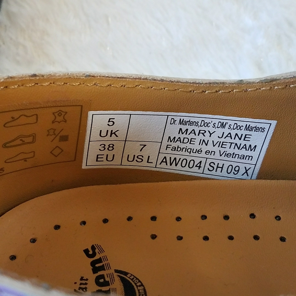 Dr. Martens 8065 Floral Mash Up Leather Mary Jane Shoes - Picture 8 of 8